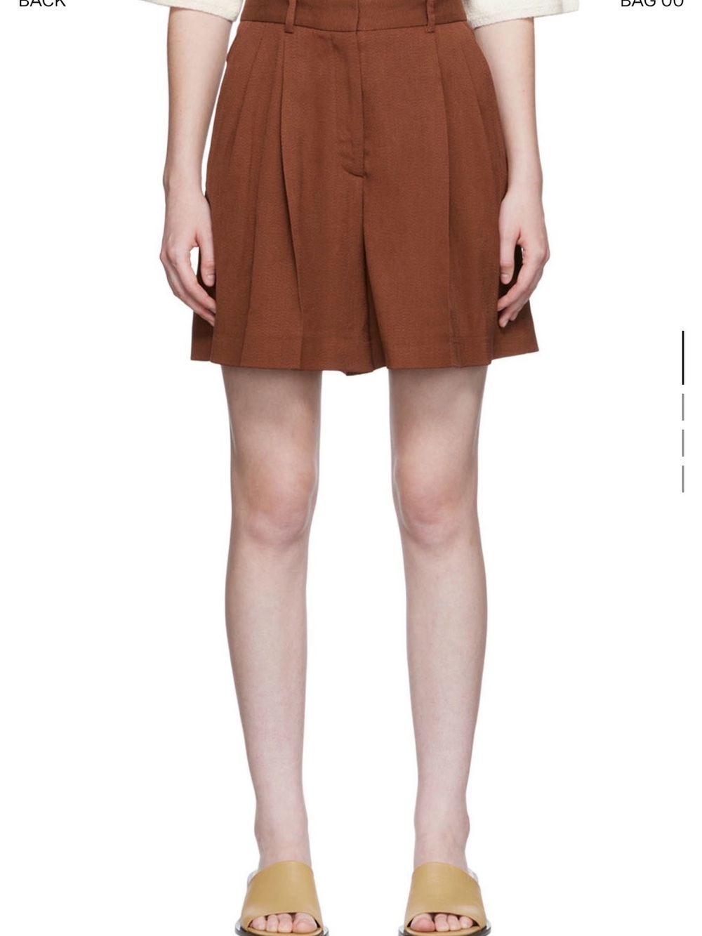JOSEPH
Burgundy Talbot Shorts